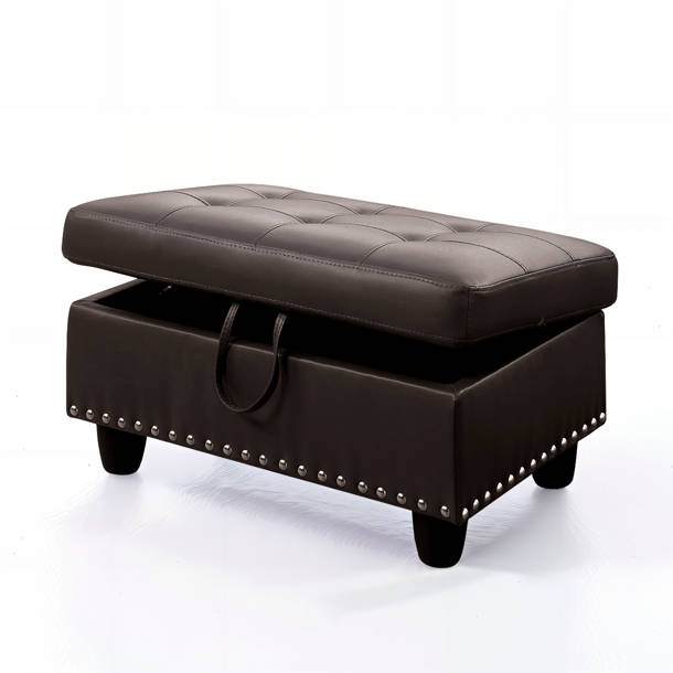 Coastrail Outdoor Storage Ottoman Bench Storage Chest for Sofa Couch